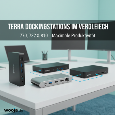 Maximale Produktivität mit TERRA: Der ultimative Guide zu den Dockingstations 770, 732, 800 &amp; 810 - TERRA Dockingstations im Vergleich: 770, 732, 800 &amp; 810