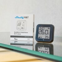 Shelly H&T Gen3, 1 Jahr(e), 1,5 V, 70 mm, 45 mm, 70 mm schwarz