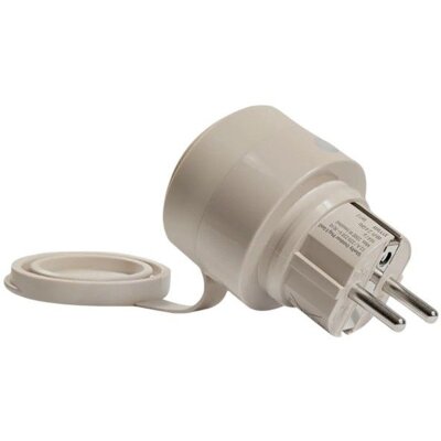 Shelly Plug & Play "Outdoor Plug S Gen3" Zwischenstecker für draußen 12A Messfunktion WLAN Matter BT