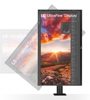 LG UltraFine Ergo 32UN880K-B 32 Zoll 4K UHD IPS Monitor mit USB-C (60W), HDMI, DisplayPort, HDR10 und ergonomischem Ergo-Standfuß