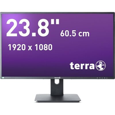 TERRA 2456W PV V4 24" Monitor Full HD IPS schwarz USB-C mit 15W Power Delivery, höhenverstellbar, Pivot