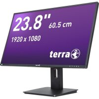TERRA 2456W PV V4 24" Monitor Full HD IPS schwarz USB-C mit 15W Power Delivery, höhenverstellbar, Pivot