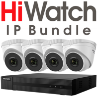 HiWatch HWK-N4142TH-MH IP Bundle 4xTurret PoE...