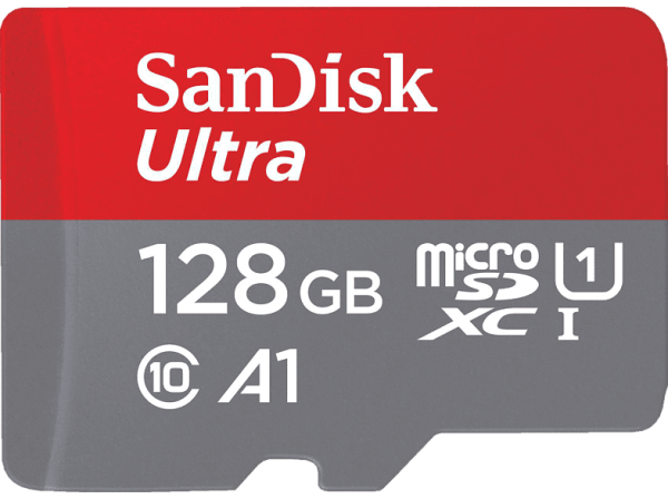 SanDisk Ultra microSDXC 128 GB UHS-I Karte mit Adapter