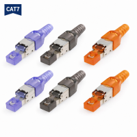 WOOJA Feldkonfektionierbare RJ-45-Stecker Kat.7 CAT7 3x2...