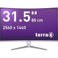 TERRA LCD/LED 3280W V2 Silver/White Curved 2xHDMI/DP weiß Silber