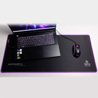 TERRA Mousepad XXL Gaming schwarz/lila 800 x 350 x 5 mm