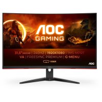 AOC C32G2ZE Gaming Monitor Curved 32" Black 240Hz...