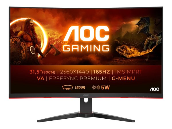 AOC Gaming CQ32G2SE/BK - LED-Monitor - Gaming - gebogen - 80 cm (32")