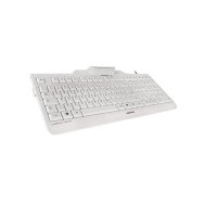 CHERRY Keyboard KC 1000 SC Smartcard [DE] white