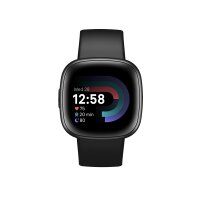 Fitbit Versa 4 - 40 mm - Carbon-Schwarz - intelligente...