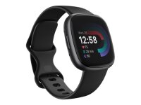 Fitbit Versa 4 - 40 mm - Carbon-Schwarz - intelligente Fitnessuhr Smartwatch