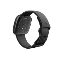 Fitbit Versa 4 - 40 mm - Carbon-Schwarz - intelligente Uhr mit Band