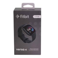 Fitbit Versa 4 - 40 mm - Carbon-Schwarz - intelligente Uhr mit Band