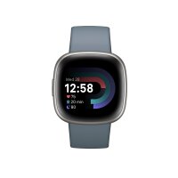Fitbit Versa 4 - 40 mm - Wasserfallblau Platin -...