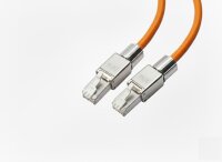 Wooja CAT 6A RJ45 Stecker werkzeuglos (2 Stück) – Vollgeschirmter Netzwerkstecker feldkonfektionierbar – Professioneller LAN-Anschluss