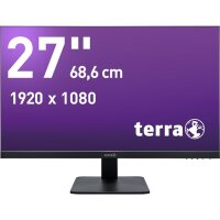 TERRA LCD 2727W 27" Monitor rahmenloses Slim-Design-Display mit Full-HD-Auflösung