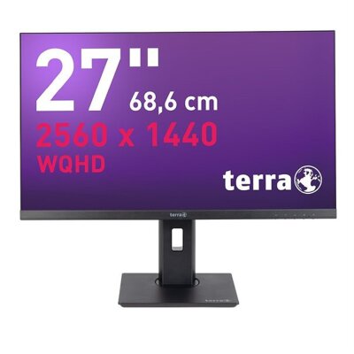 TERRA LCD/LED 2772W PV 27" Monitor Pivot-Ansicht, WQHD-Auflösung, HDMI, USB-C, DP